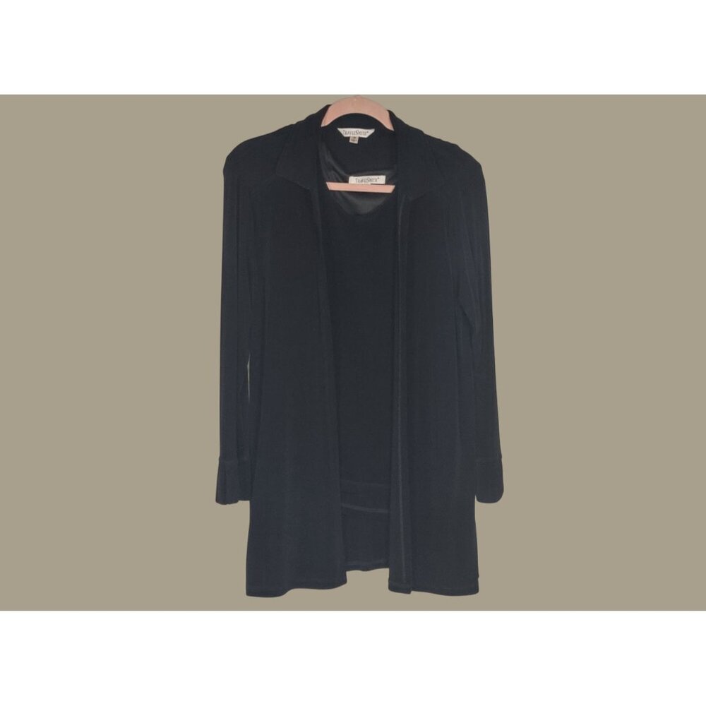 TravelSmith Black 2-piece Jacket and Tank Set Size Medium